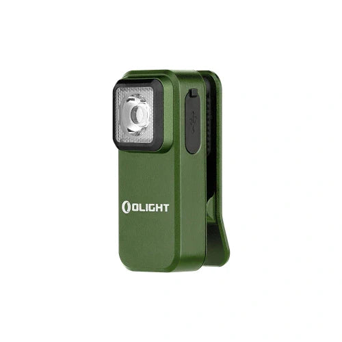 Load image into Gallery viewer, OLIGHT OCLIPODG Oclip Clip Light with White and Red Light - OD Green
