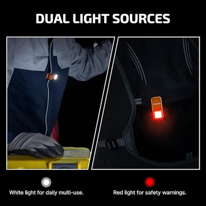 Load image into Gallery viewer, OLIGHT OCLIPOG Oclip Clip Light with White and Red Light - Orange
