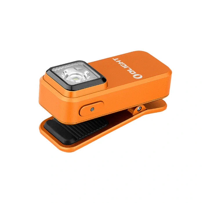 Load image into Gallery viewer, OLIGHT OCLIPOG Oclip Clip Light with White and Red Light - Orange
