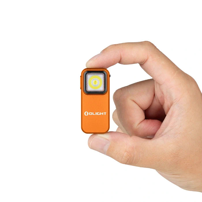 Load image into Gallery viewer, OLIGHT OCLIPOG Oclip Clip Light with White and Red Light - Orange
