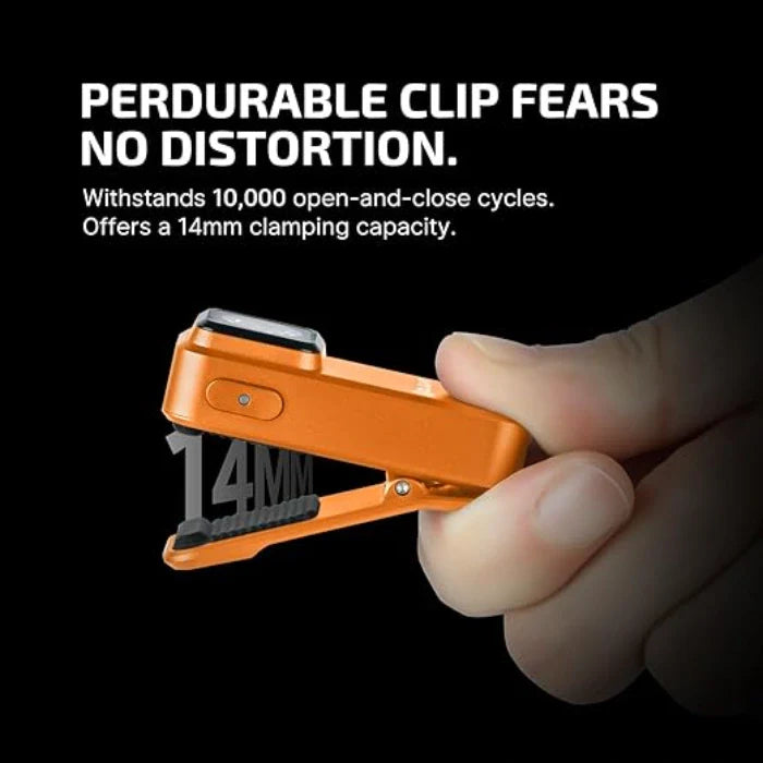 Load image into Gallery viewer, OLIGHT OCLIPOG Oclip Clip Light with White and Red Light - Orange
