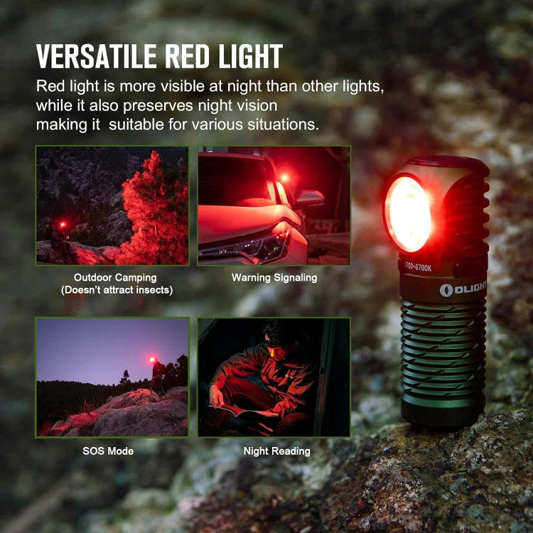 Load image into Gallery viewer, OLIGHT PERUN2MINIODGCW Perun 2 Mini LED Rechargeable Headlamp - OD Green CW(5700K~6700K)
