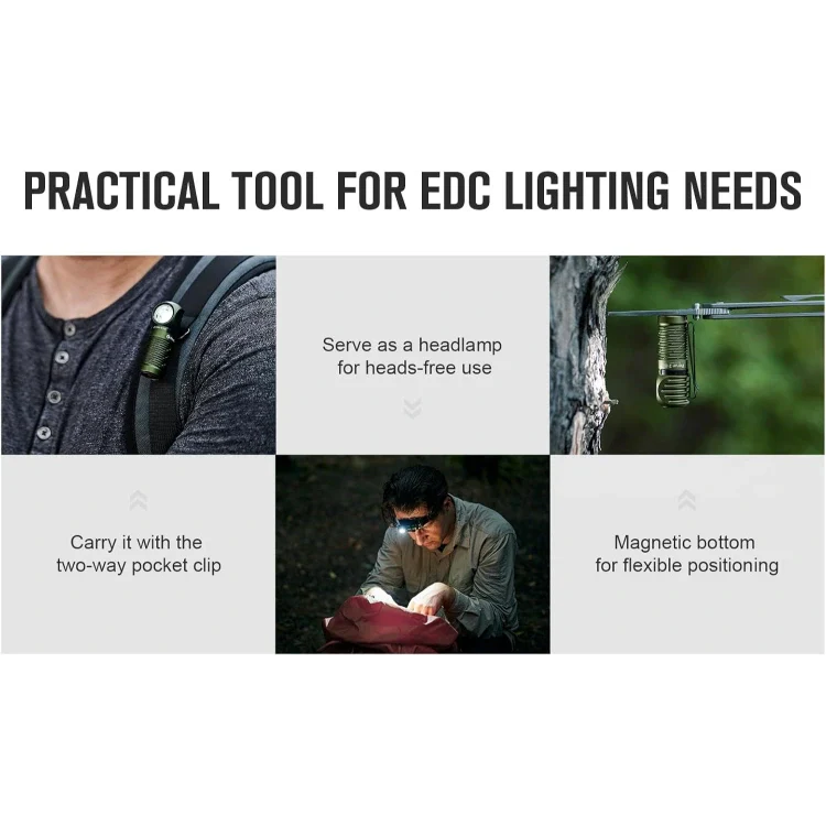 Load image into Gallery viewer, OLIGHT PERUN2MINIODGCW Perun 2 Mini LED Rechargeable Headlamp - OD Green CW(5700K~6700K)
