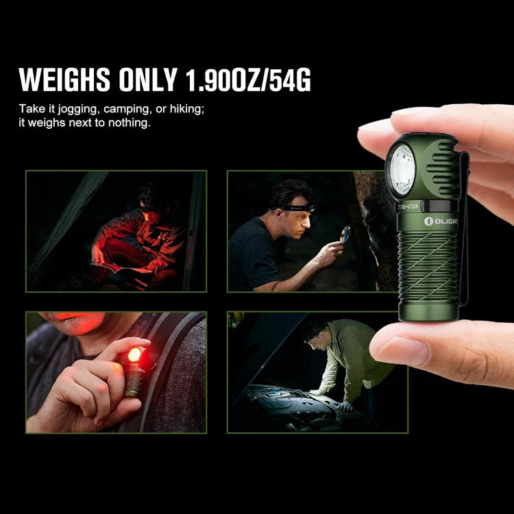 Load image into Gallery viewer, OLIGHT PERUN2MINIODGCW Perun 2 Mini LED Rechargeable Headlamp - OD Green CW(5700K~6700K)
