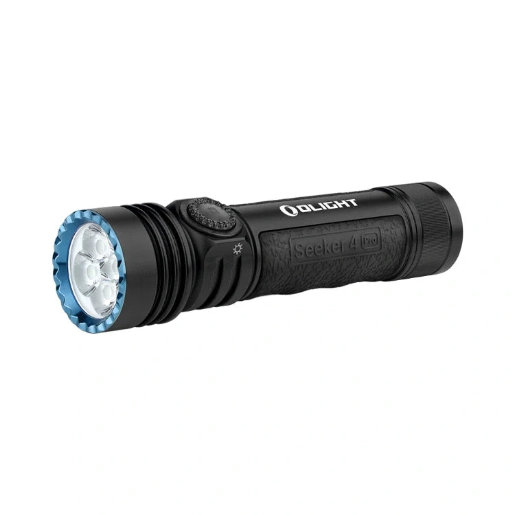 Load image into Gallery viewer, OLIGHT SEEKER4PROMTBKCW Seeker 4 Pro High Power Flashlight -Matte Black CW(5700~7000K)
