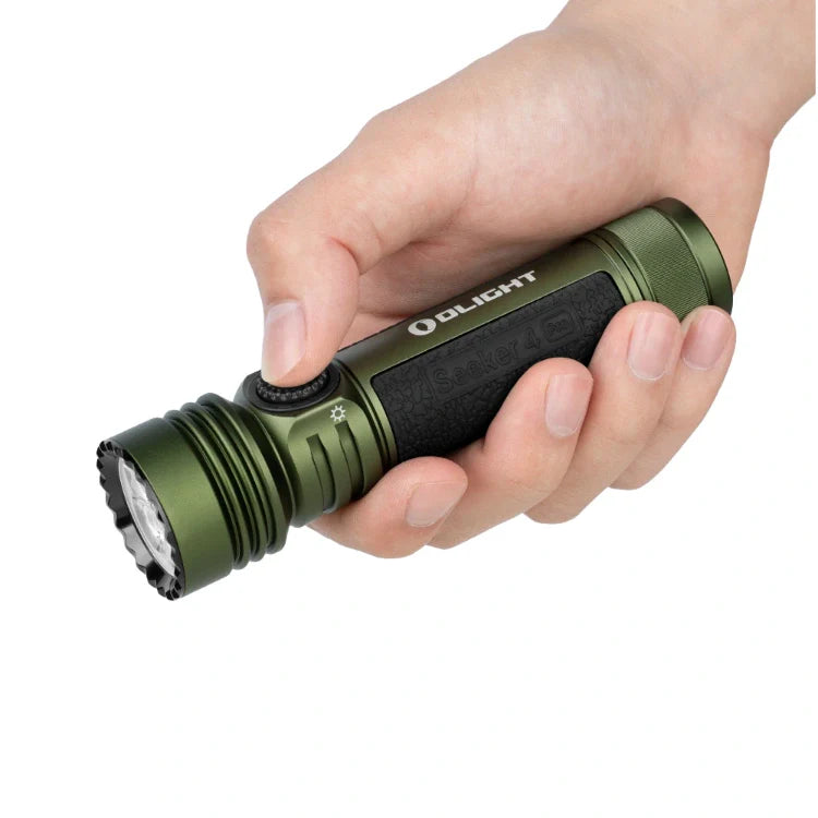 Load image into Gallery viewer, OLIGHT SEEKER4PROODG Seeker 4 Pro High Power Flashlight - OD Green CW(5700~7000K)

