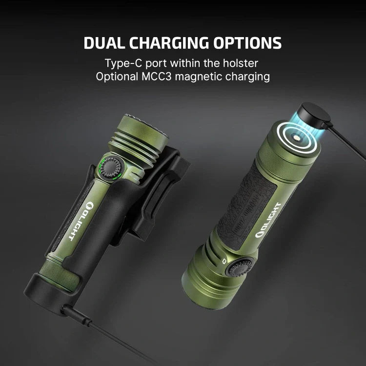 Load image into Gallery viewer, OLIGHT SEEKER4PROODG Seeker 4 Pro High Power Flashlight - OD Green CW(5700~7000K)
