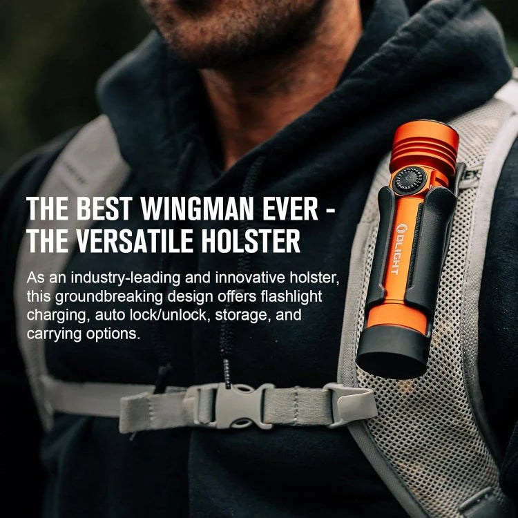 Load image into Gallery viewer, OLIGHT SEEKER4PROOG Seeker 4 Pro High Power Flashlight - Orange CW(5700~7000K)
