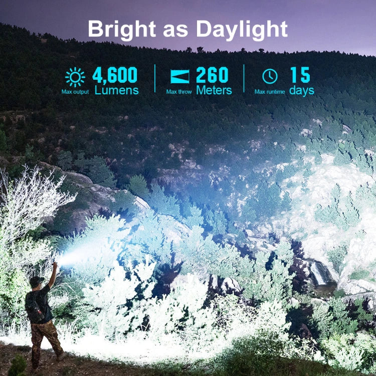 Load image into Gallery viewer, OLIGHT SEEKER4PROODG Seeker 4 Pro High Power Flashlight - OD Green CW(5700~7000K)
