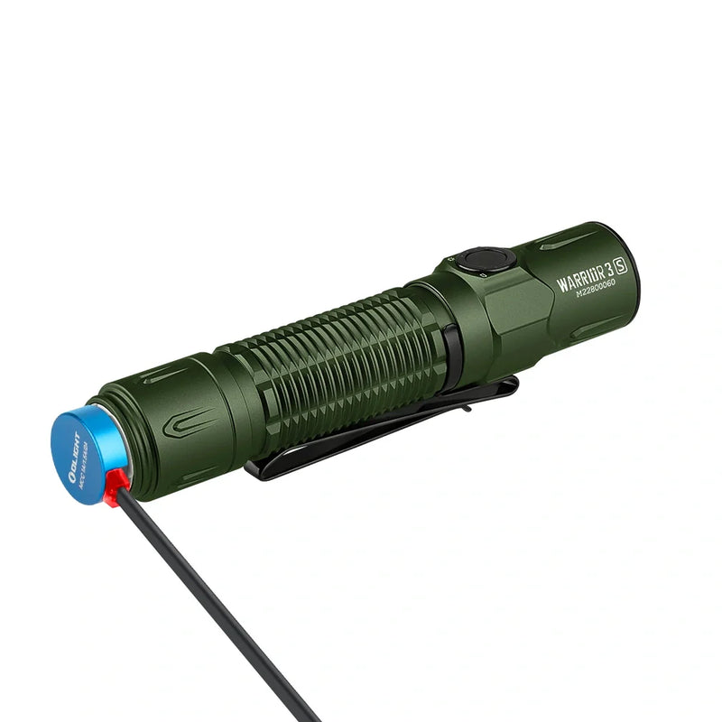 Load image into Gallery viewer, OLIGHT WARRIOR3SODG Warrior 3S High Beam Tactical Flashlight - OD Green
