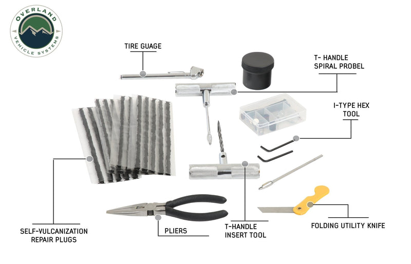 Load image into Gallery viewer, OVS 53 Piece Tire Plug / Valve Stem Repair Kit
