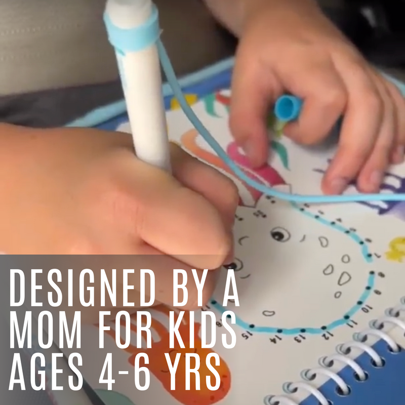 Load image into Gallery viewer, Totebook Kids Dry Erase Travel Activity Book

