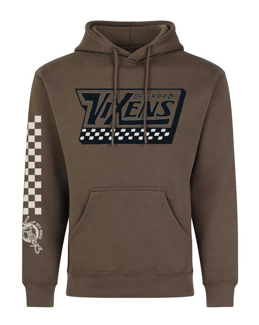Off the Wall Heavy Weight Hoodie - Brown