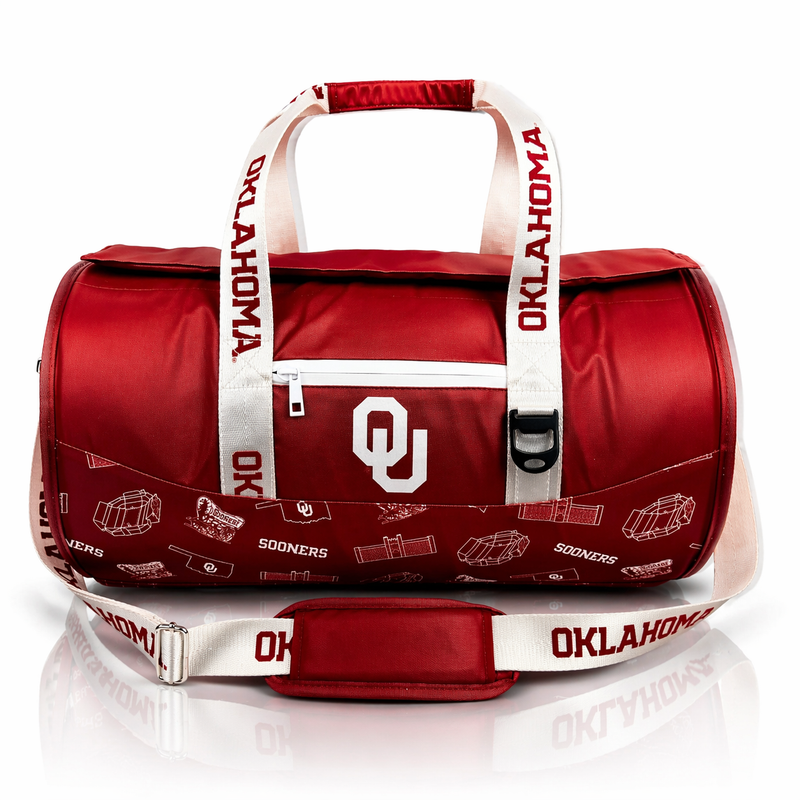 Load image into Gallery viewer, University of Oklahoma Duffel Cooler

