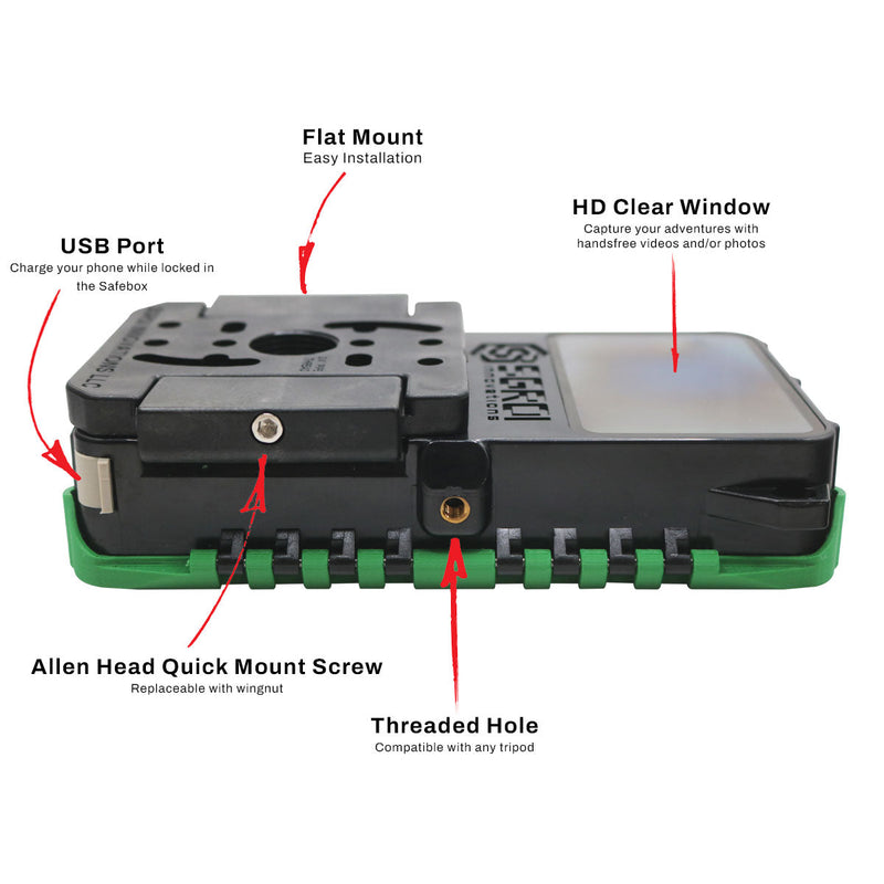 Load image into Gallery viewer, First Version - Phone Holder SafeBox with Flat Mount
