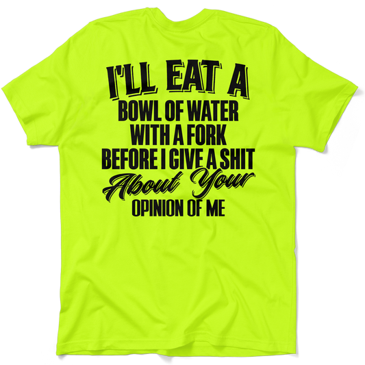 Opinion Of Me - Safety Yellow Pocket T-Shirt