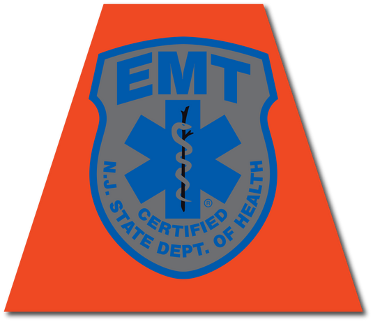 NEW JERSEY SUBDUED EMT REFLECTIVE HELMET (TET) TETRAHEDRON