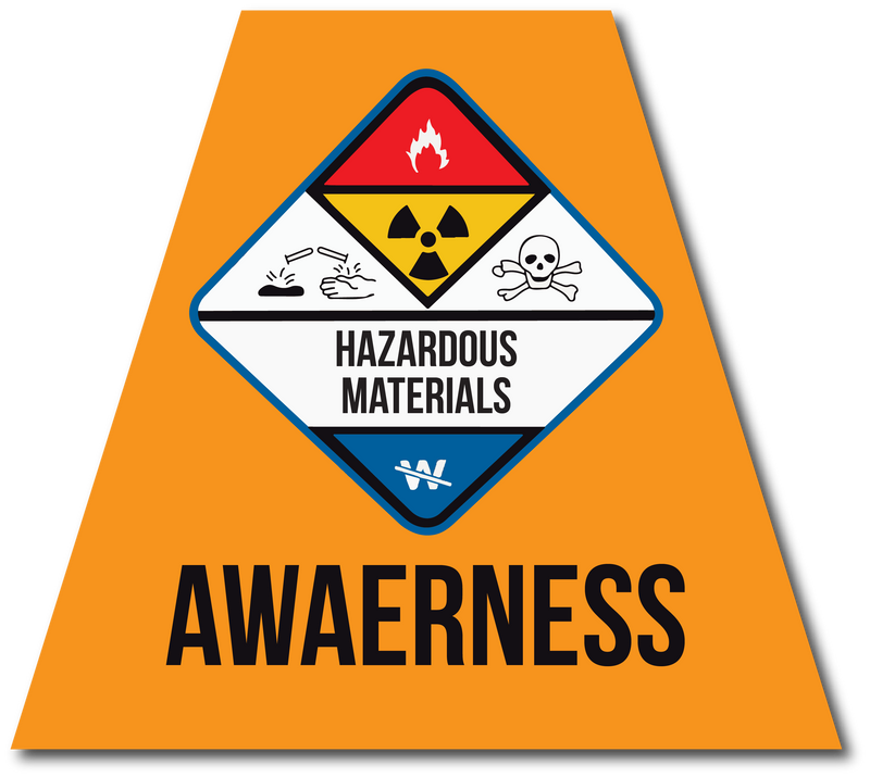 Load image into Gallery viewer, HAZMAT AWARENESS REFLECTIVE HELMET (TET) TETRAHEDRON
