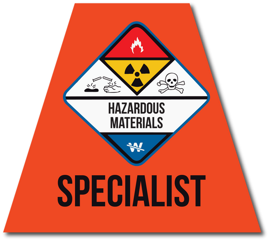 HAZMAT SPECIALIST REFLECTIVE HELMET (TET) TETRAHEDRON