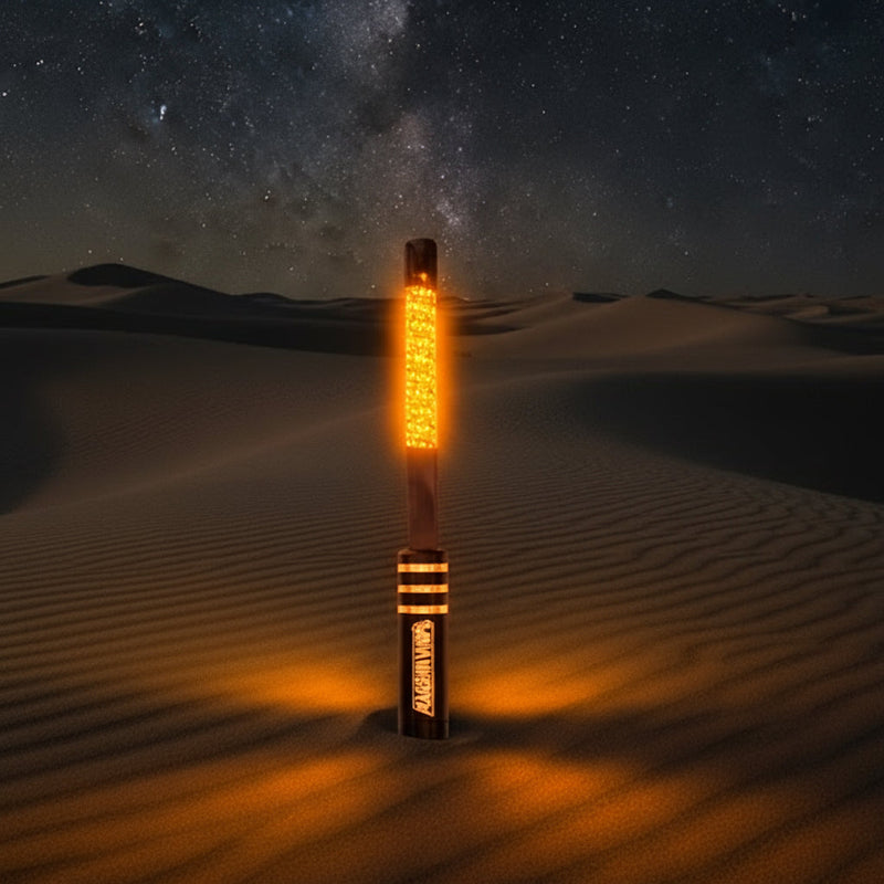 Load image into Gallery viewer, V2 Black Out LED Whip Set: The Ultimate Stealth
