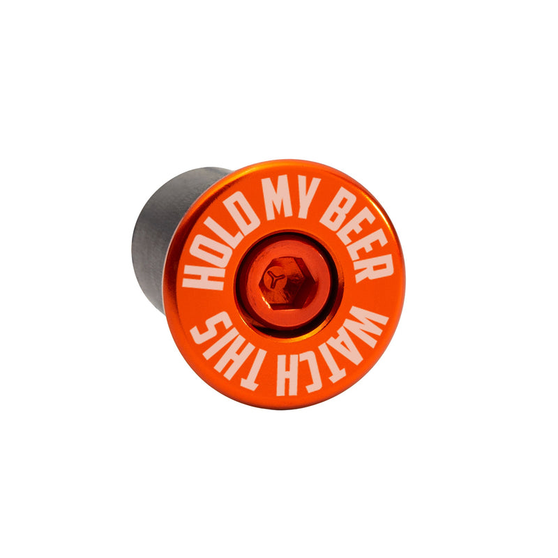 Load image into Gallery viewer, Hold My Beer Watch This Bar End Plugs
