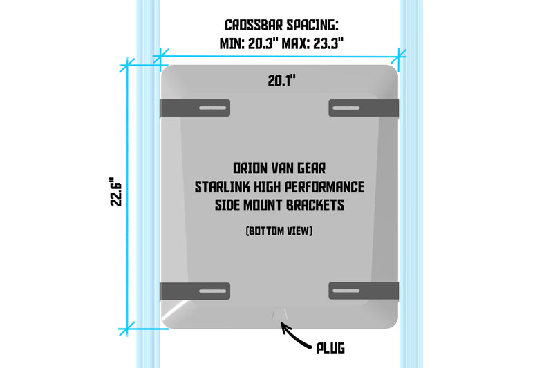 Load image into Gallery viewer, Gen 1 Flat High Performance Starlink Mounting Brackets
