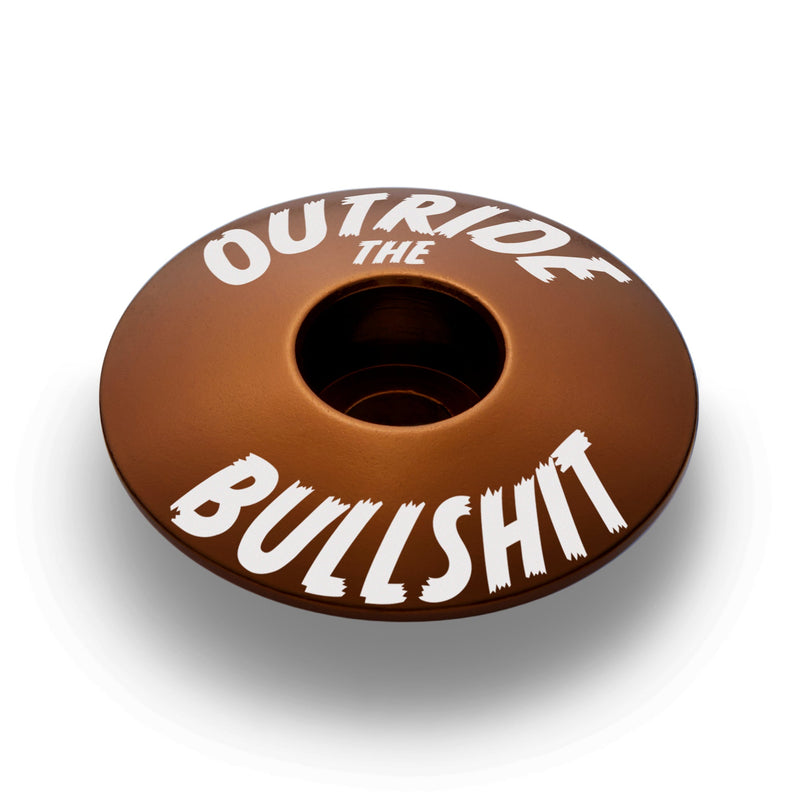 Load image into Gallery viewer, Outride The Bullshit Bicycle Headset Cap
