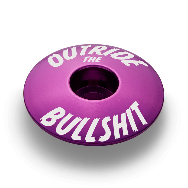 Load image into Gallery viewer, Outride The Bullshit Bicycle Headset Cap
