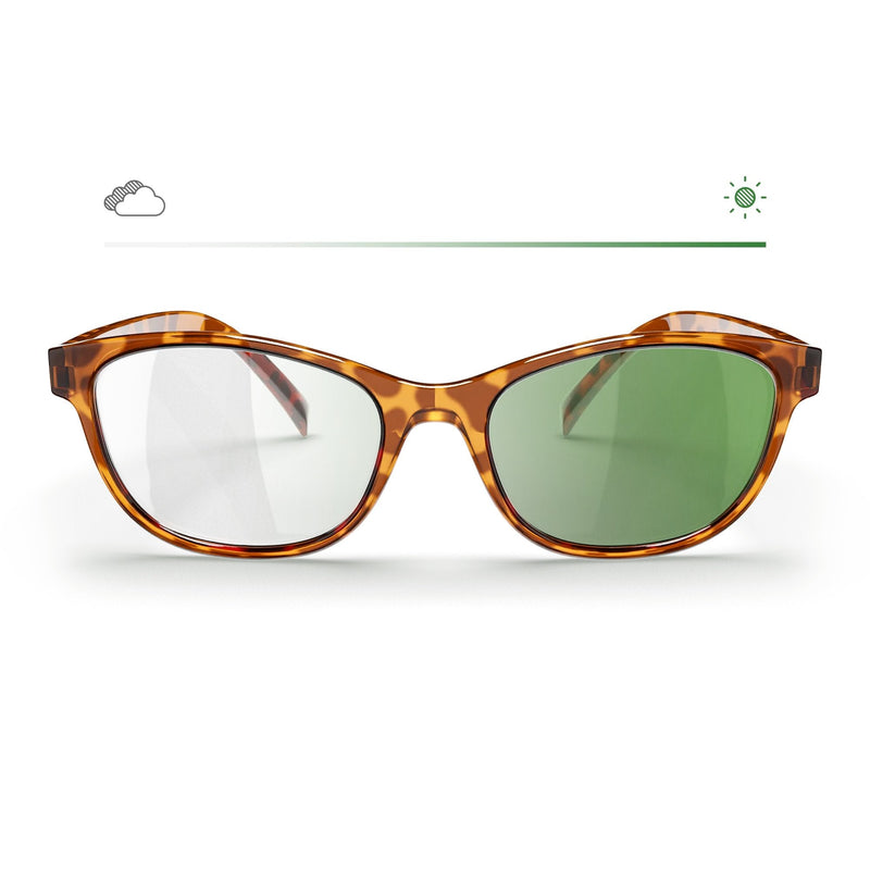 Load image into Gallery viewer, Tortoise Oval Prescription Transitions® Colors
