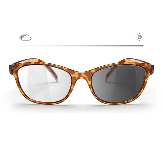 Tortoise Oval Prescription Transitions® XTRActive Polarized