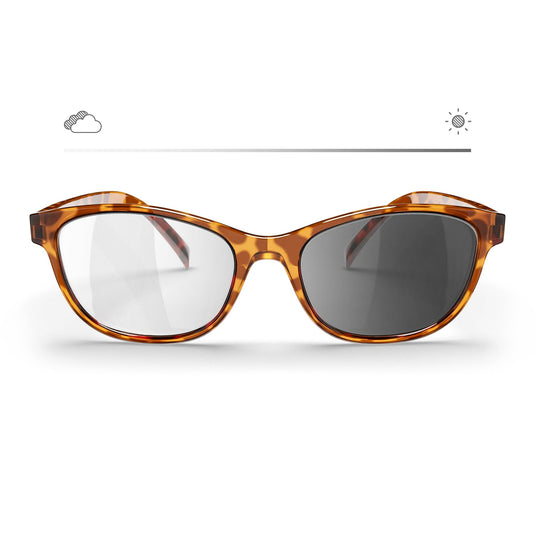 Tortoise Oval Prescription Transitions® XTRActive Polarized