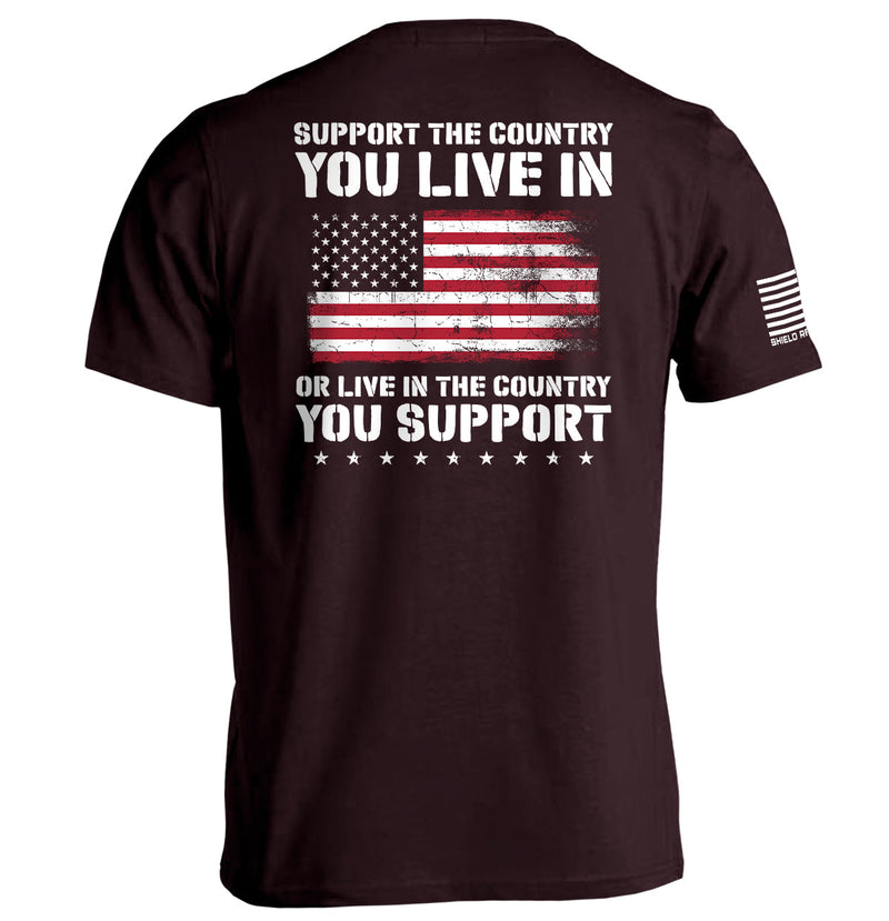 Load image into Gallery viewer, Support The Country You Live In Flag
