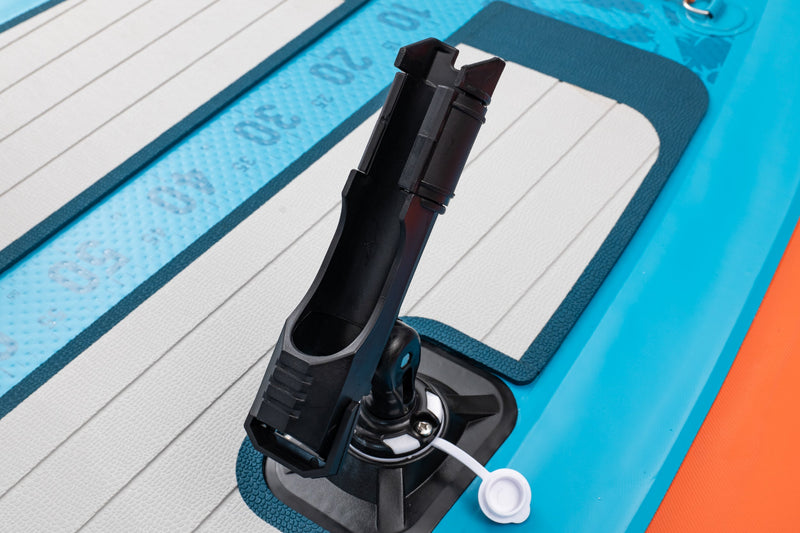 Load image into Gallery viewer, Nautiqua | CAPRI | Deluxe 3 Chamber Fishing Drop-stitch Inflatable Paddleboard | 1 Person | 330 lbs Capacity | Hand Pump &amp; Carry Bag Included
