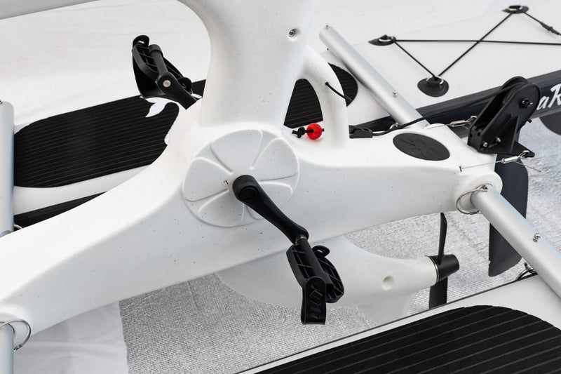 Load image into Gallery viewer, Nautiqua | BORACAY | Premium Catamaran Style Water Bike with Front Pad | 1 Person
