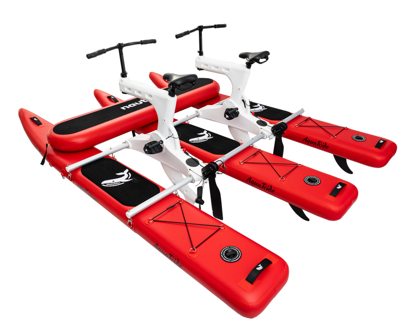 Load image into Gallery viewer, Nautiqua | BORACAY | Premium Catamaran Style Water Bike with Front Pad | 2 Person
