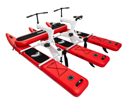 Nautiqua | BORACAY | Premium Catamaran Style Water Bike with Front Pad | 2 Person