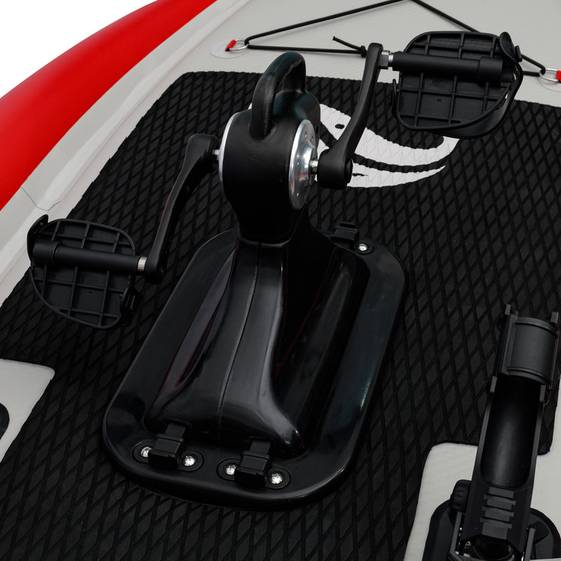 Load image into Gallery viewer, Nautiqua | ARUBA | Deluxe Paddleboard Fishing Pedal Kayak | Red
