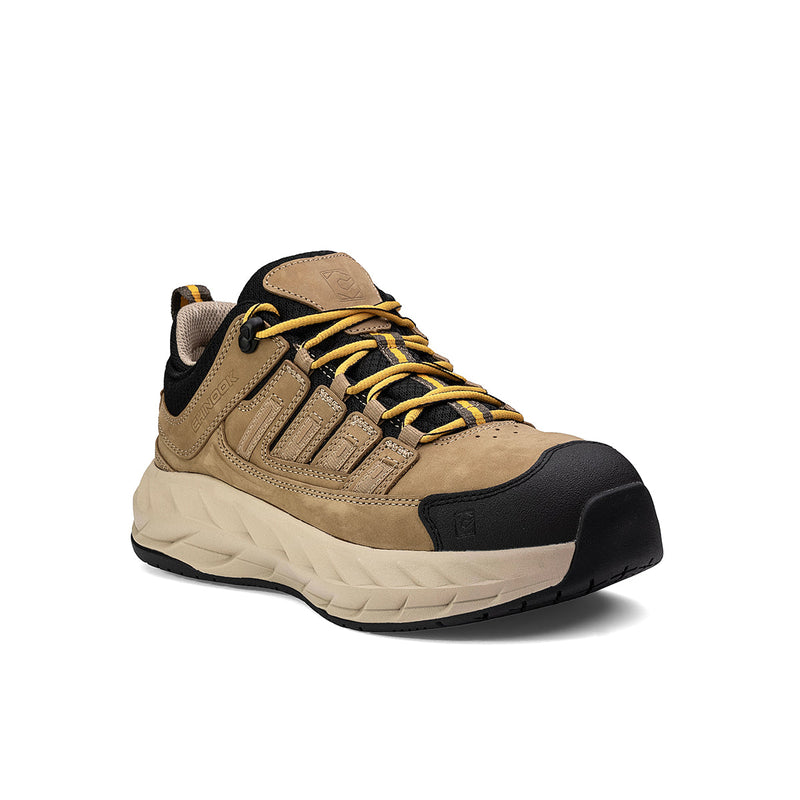 Load image into Gallery viewer, Pro Lace Up Low Waterproof Men’s Shoe - Tan
