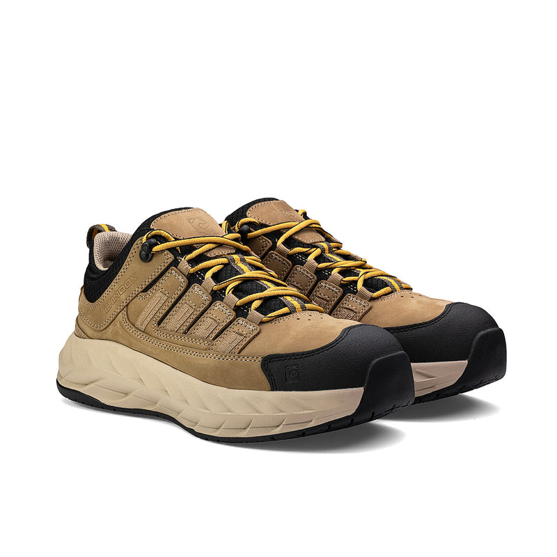 Load image into Gallery viewer, Pro Lace Up Low Waterproof Men’s Shoe - Tan
