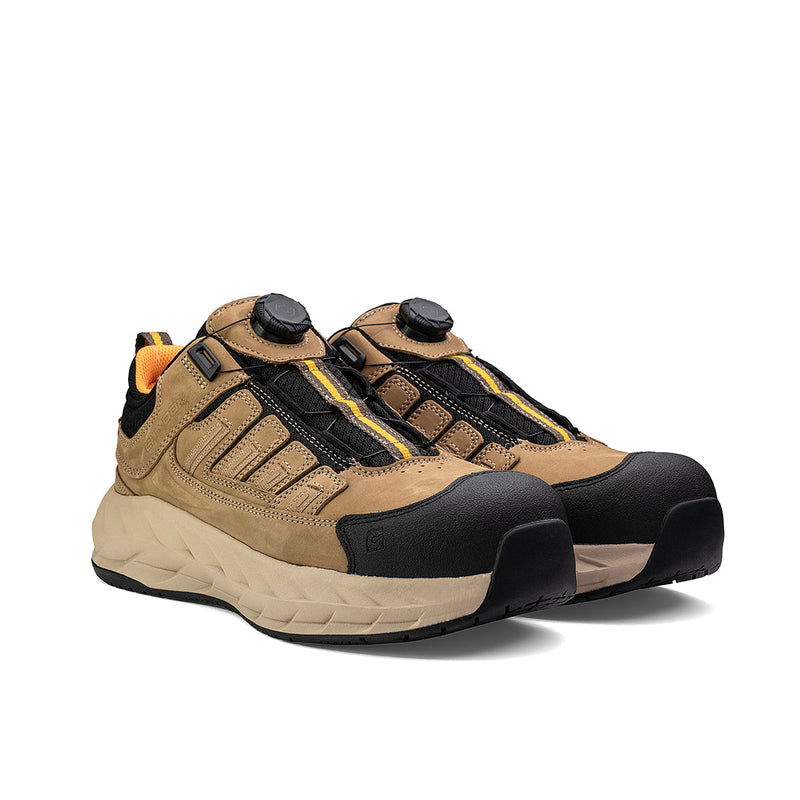 Load image into Gallery viewer, Pro Safety Low Composite Toe Work Shoe – Tan
