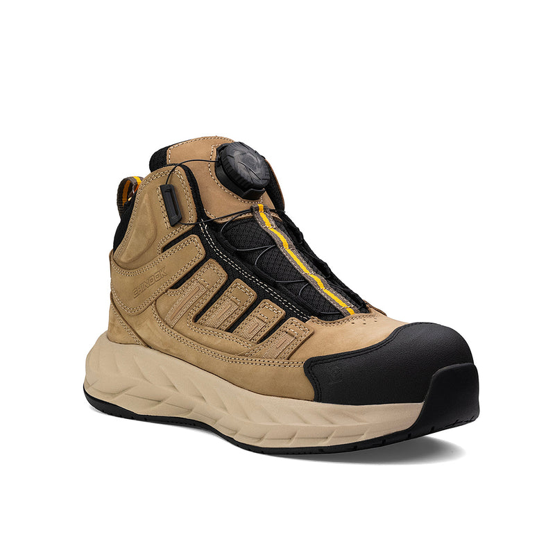Load image into Gallery viewer, Pro Safety Mid 6" Composite Toe Men’s Shoe - Tan
