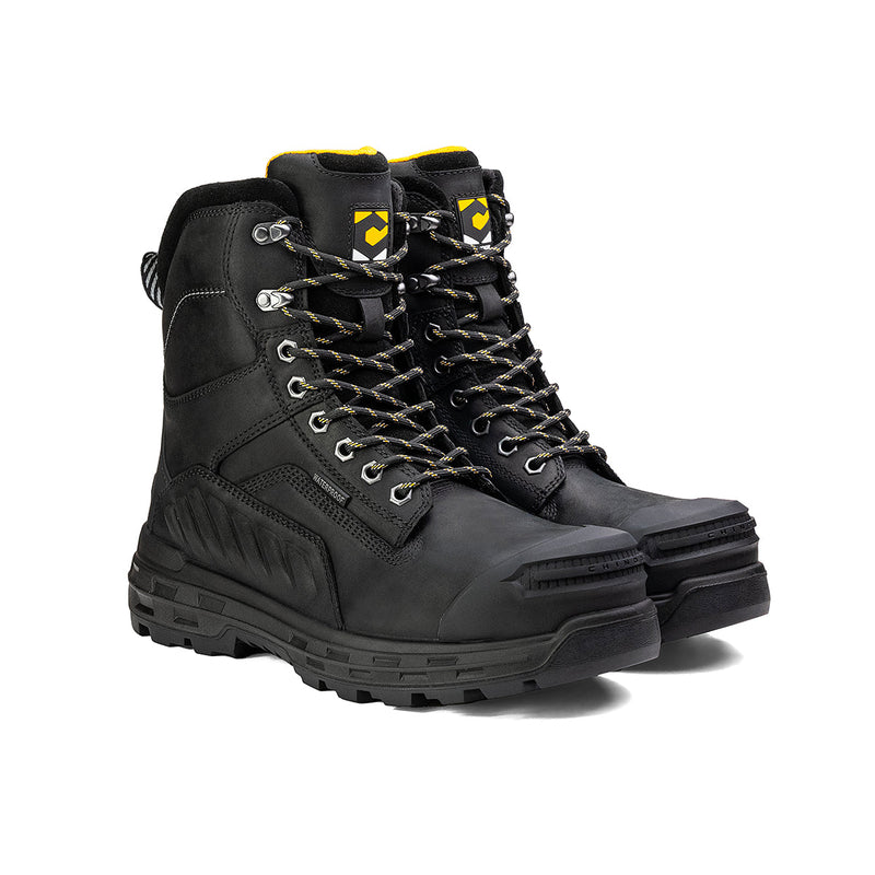 Load image into Gallery viewer, Wildwood 8” Waterproof Composite Toe Black Boot - Made in USA
