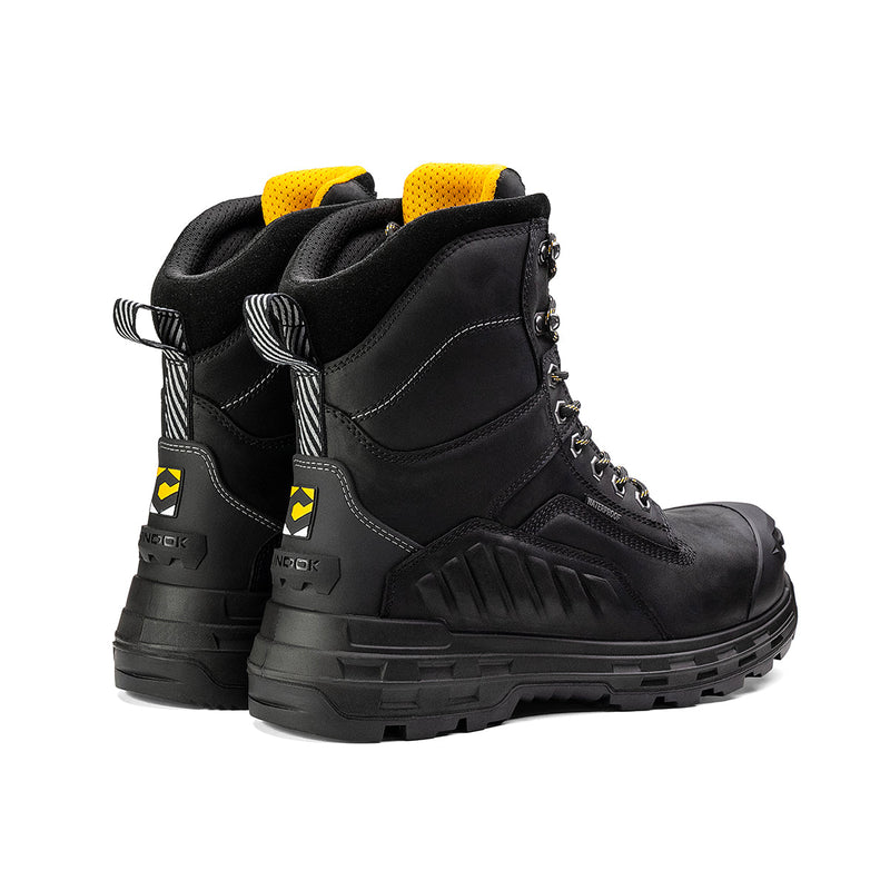 Load image into Gallery viewer, Wildwood 8” Waterproof Composite Toe Black Boot - Made in USA
