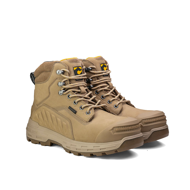 Load image into Gallery viewer, Wildwood 6” Waterproof Composite Toe Boot - Stone - Made in USA
