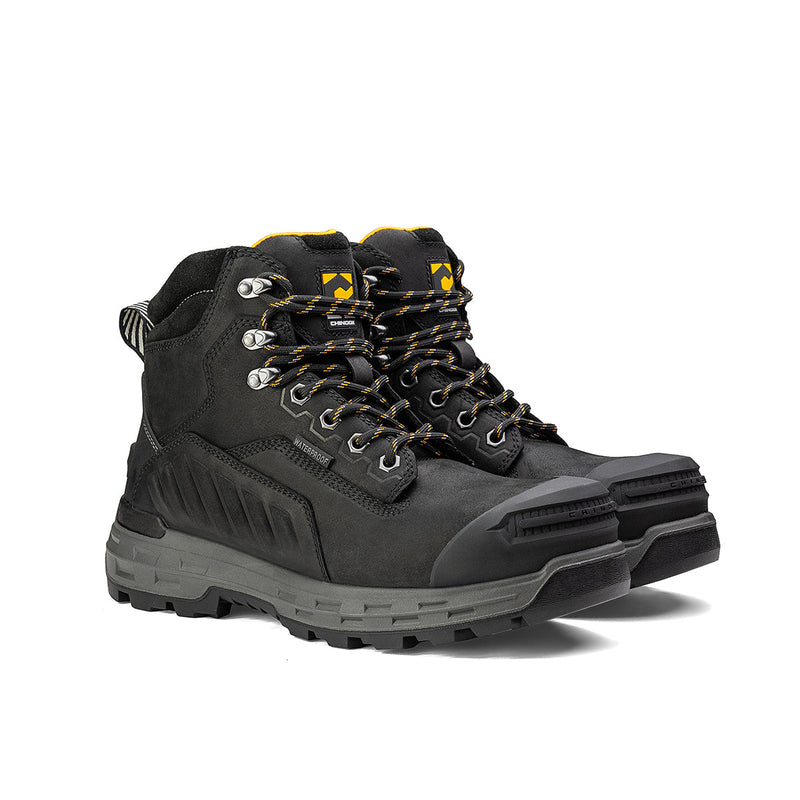 Load image into Gallery viewer, Wildwood 6” Waterproof Composite Toe Black Boot - Made in USA
