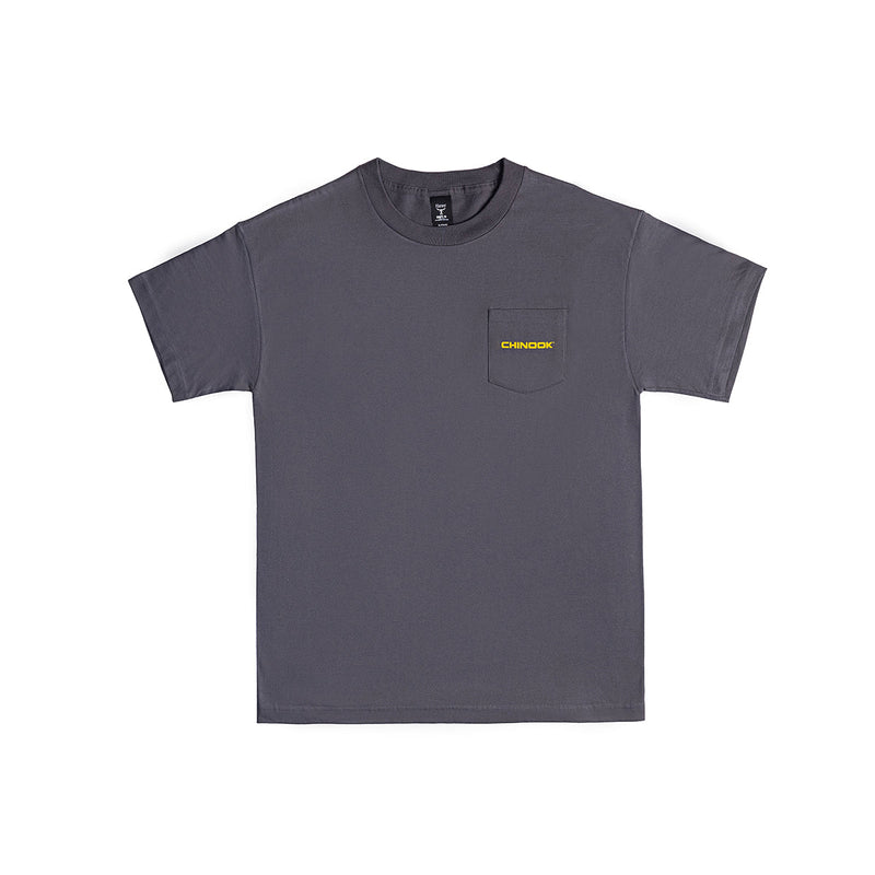 Load image into Gallery viewer, Short Sleeve Pocket T-Shirt - Smoke Grey
