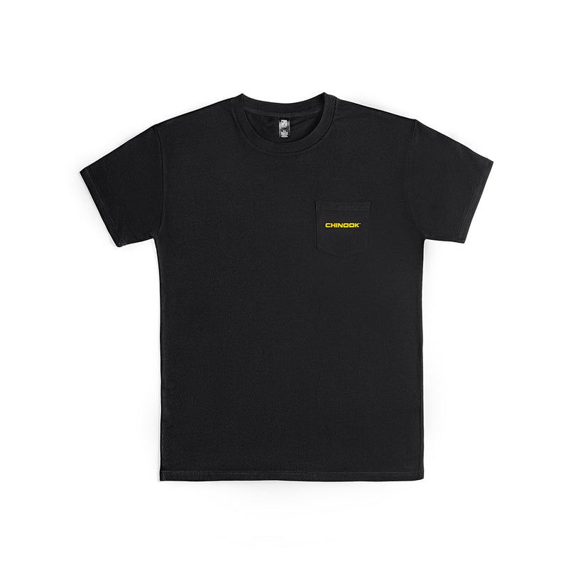 Load image into Gallery viewer, Short Sleeve Pocket T-Shirt - Black
