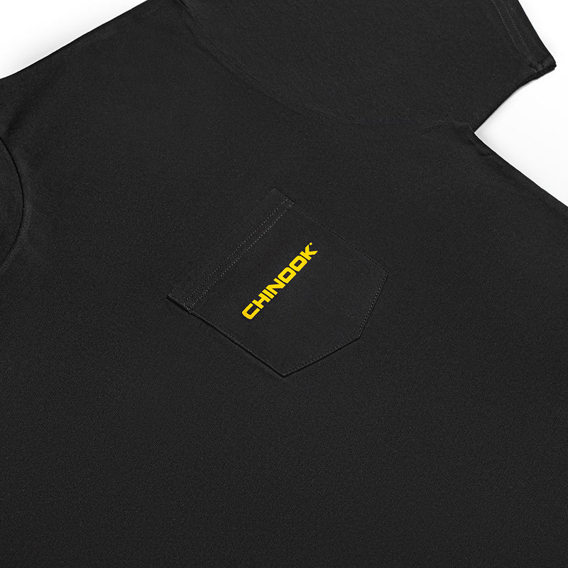 Load image into Gallery viewer, Short Sleeve Pocket T-Shirt - Black
