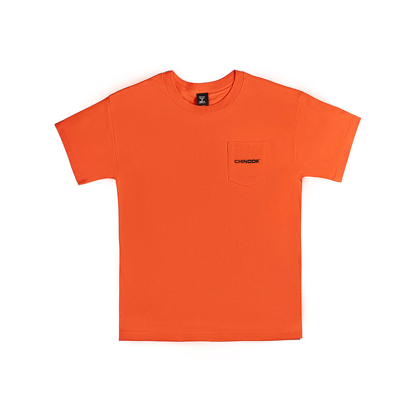 Load image into Gallery viewer, Short Sleeve Pocket T-Shirt - Orange
