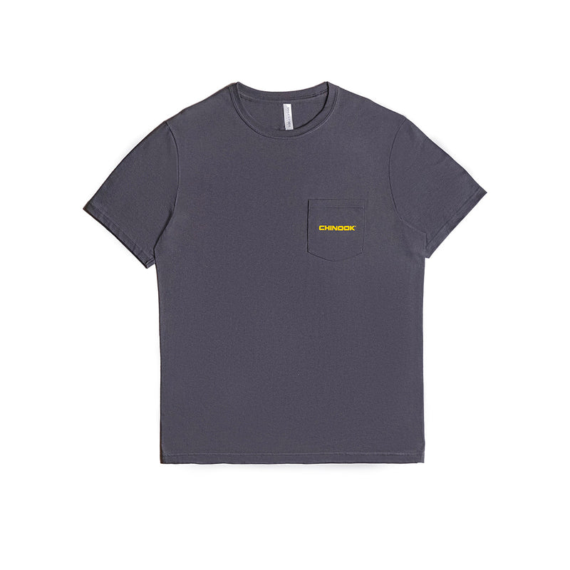 Load image into Gallery viewer, Short Sleeve Pocket T-Shirt - Steel Grey
